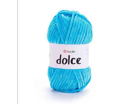 Пряжа Dolce темно-бірюзовий 100% мікрополіестр 120м 100г 5шт/уп 758 ТМ YarnArt Київ