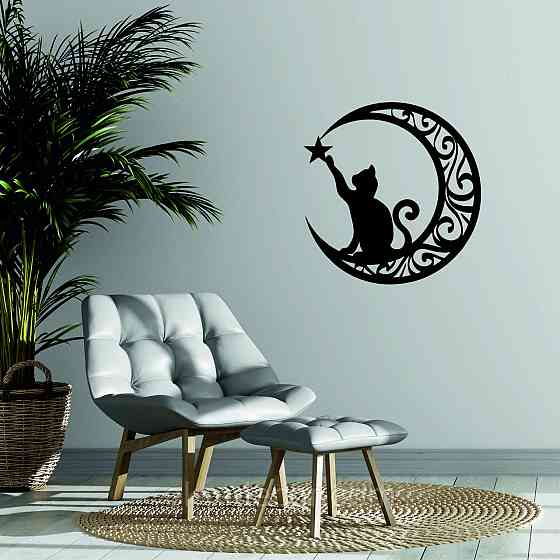 Декоративное настенное 3D Панно «Кот» Декор на стену с объемом Киев