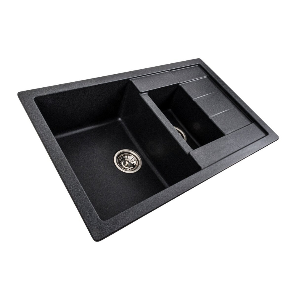 VALESO Гранітна мийка для кухні VALESO TOSKANA 7850W матова Карбон Киев - изображение 1