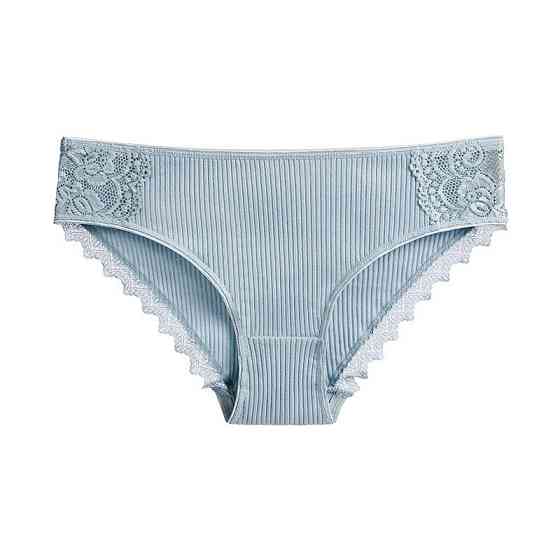 Хлопковые трусы женские 3 штуки 42 пудра хаки Киев