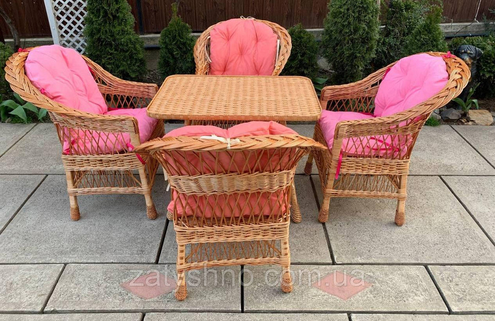 Прочная садовая плетеная мебель на дачу Киев - изображение 3