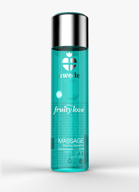Масажна олія - Swede Fruity Love Black Currant With Lime, 60 мл Sex Aura Київ - фото 1