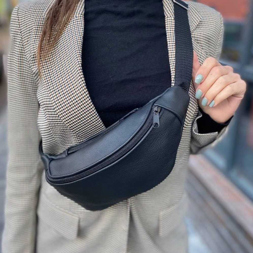 Вулична бананка, Бананка туристична, Сумка-бананка з додатковою кишенею Якісна чоловіча NR-79 Львів - фото 14