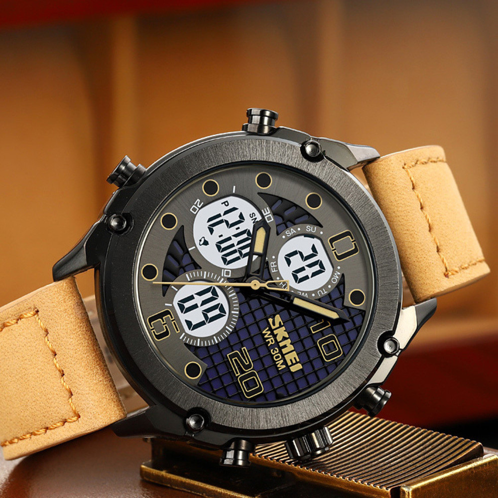 Skmei 1975LLTBNWT Light Brown-White Leather. SBR Киев - изображение 4