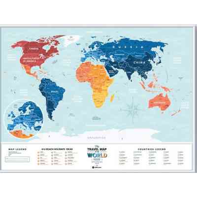 Скретч карта 1DEA.me Travel Map Holiday Lagoon World (13052) Винница