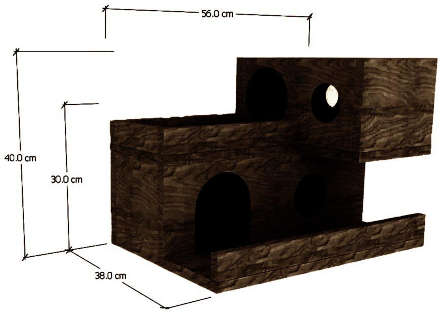 Домик для шиншиллы 