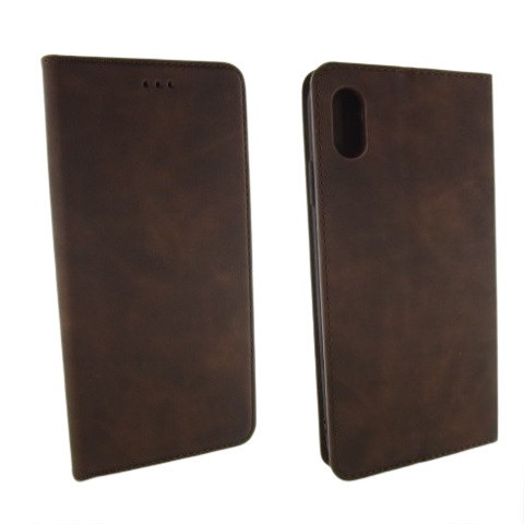 Чехол книжка iPhone XS Max Premium Case (коричневый) Одесса - изображение 4