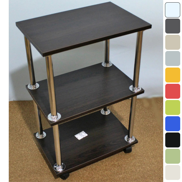 Косметологічна візок етажерка майстра косметолога на коліщатках для салону краси Венге магія Київ - фото 1