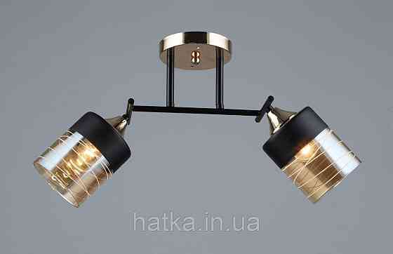 Потолочная люстра Sirius B A4128/2 BK+FGD Киев