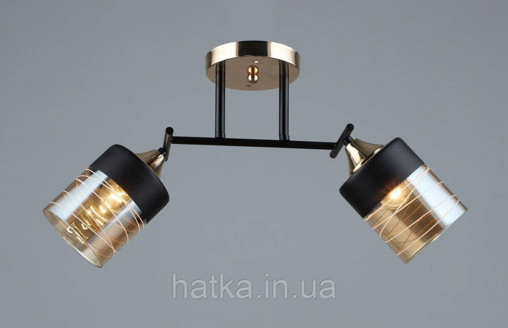 Потолочная люстра Sirius B A4128/2 BK+FGD Киев - изображение 1