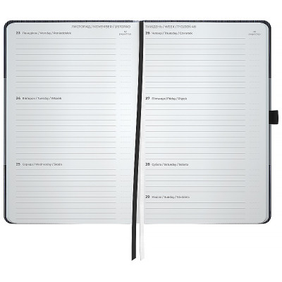 Тижневик Axent датований 2026 Partner Lines 125х195, чорний (8515-26-01-A) Вінниця - фото 5