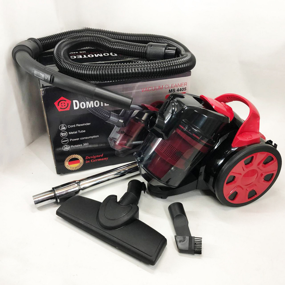 Контейнерний пилосос з турбо щіткою Domotec MS-4405 3000 Вт, Надійний пилосос для квартири YZ-77 Львів - фото 14