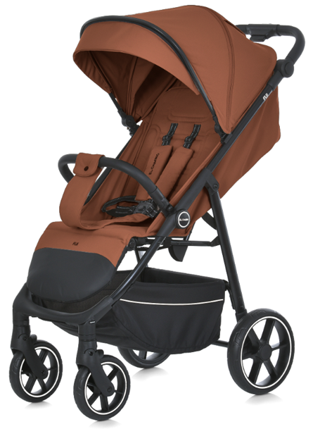 Коляска дитяча FIJI Ginger Orange прогулянкова з москітною сіткою та чохлом на Помаранчева (ME 1113-2) Чернигов - изображение 1