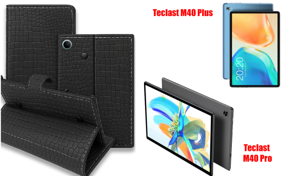 Книга-трансформер для планшета Teclast М40 Plus, М40 Pro, цвет Black Krokodil Black Киев