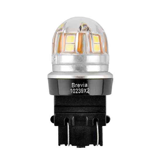 Автолампа Brevia S-Power LED P27/7W (3157) 330Lm 15x2835SMD 12/24V CANbus 2шт Львів