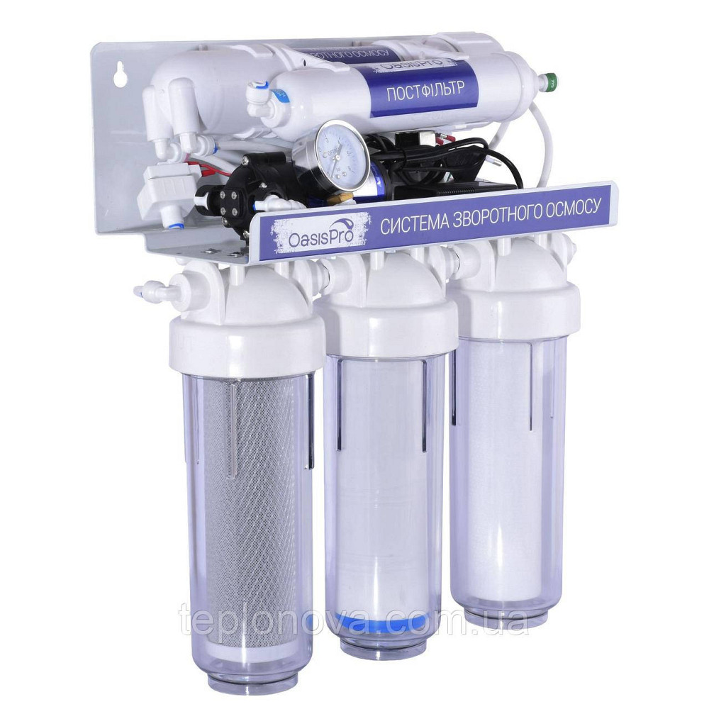 Система обратного осмоса OasisPro, насос + ПЛАСТ. бак, BSL03-RO-75 Черновцы - изображение 8
