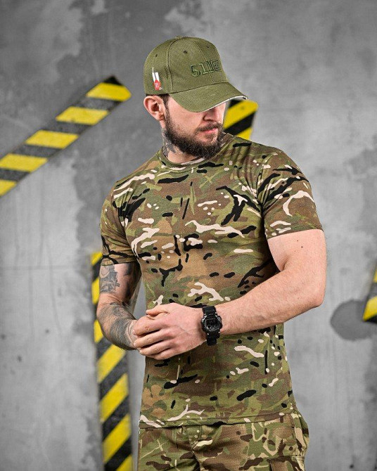 Тактична футболка мультикам flame Одеса - фото 2