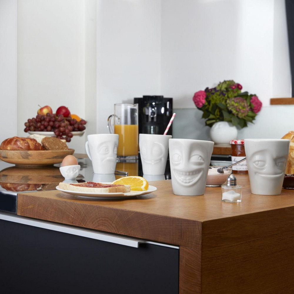 Чашка с ручкой Tassen Смех (350 мл) фарфор Белый Киев - изображение 8