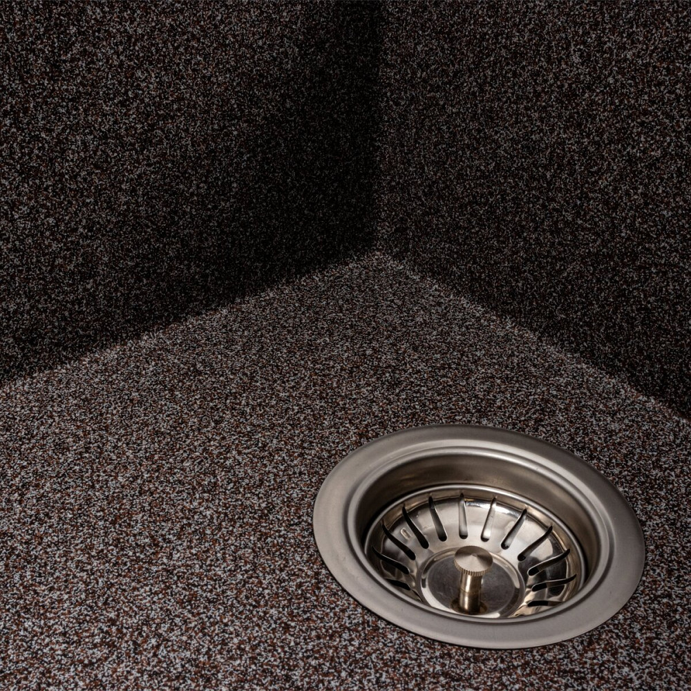 Гранітна мийка для кухні VALESO AZURIT 7950 матова Мікс Коломыя - изображение 3