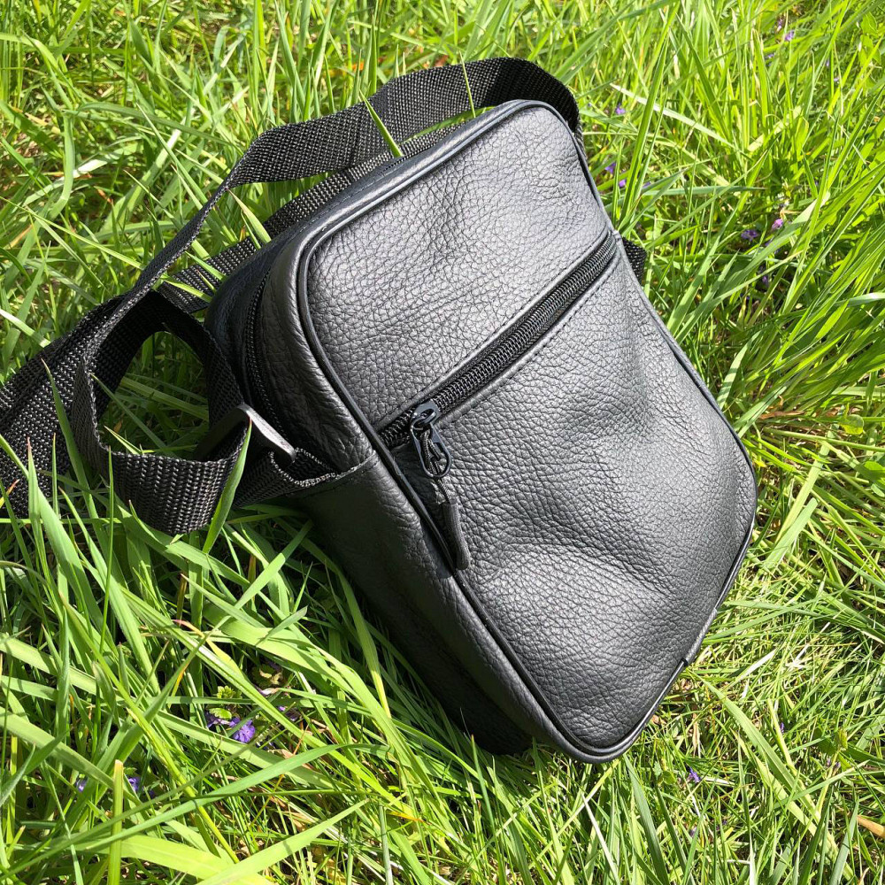 Набор 2 В 1! Сумка + Фонарь! Качественная мужская сумка из натуральной кожи + Тактический фонарь POLICE BL-X71-P50 WG-17 Львов - изображение 15