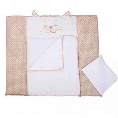 Пеленальный матрасик Верес Smiling Animals beige (72*80) (424.01) Винница