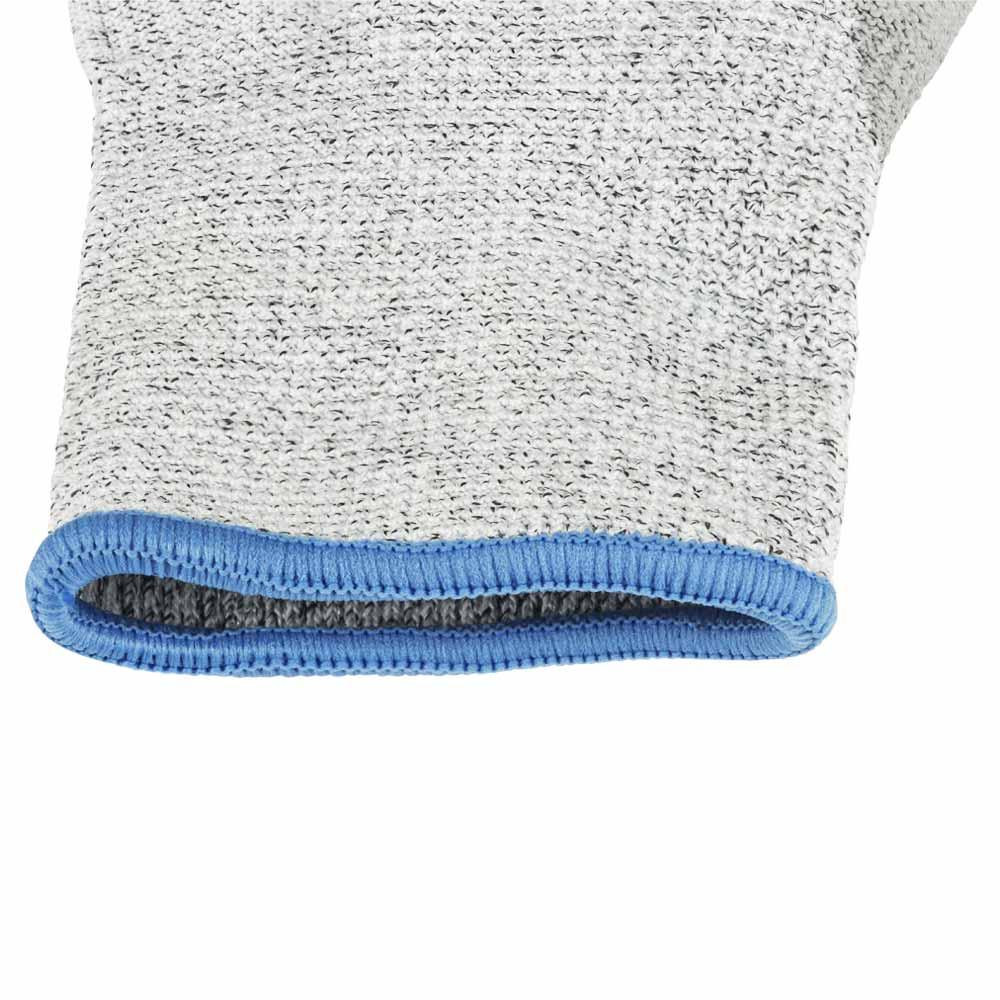 Рукавиці трикотажні Антипоріз з частковим ПУ-покриттям р10 (сірі манжет) SIGMA (9449701) Київ - фото 7