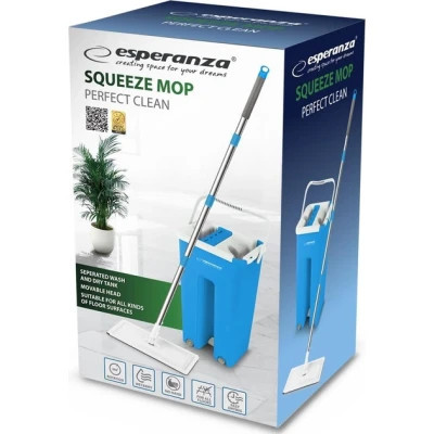Комплект для прибирання Esperanza EHS004 Швабра + відро з розділеним баком (5901299964033) Вінниця - фото 8