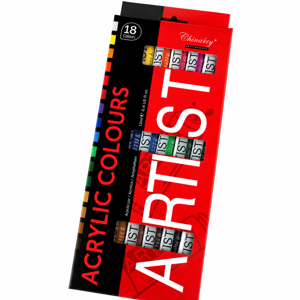 Краски акриловые 18 цветов 12ml Киев - изображение 6