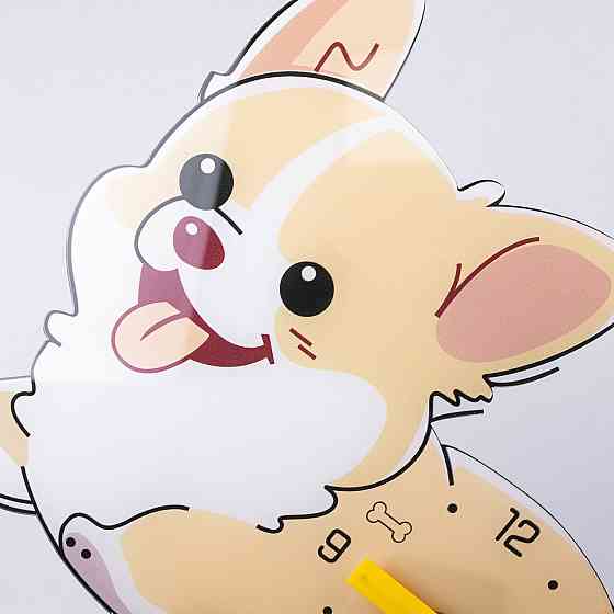 Фигурные настенные часы с животным декором Киев