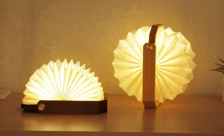 Светильник на аккумуляторе Gingko Smart Origami Lamp 450лм 6Вт (11.5 х 5 х 21 см) Бамбук Киев - изображение 3