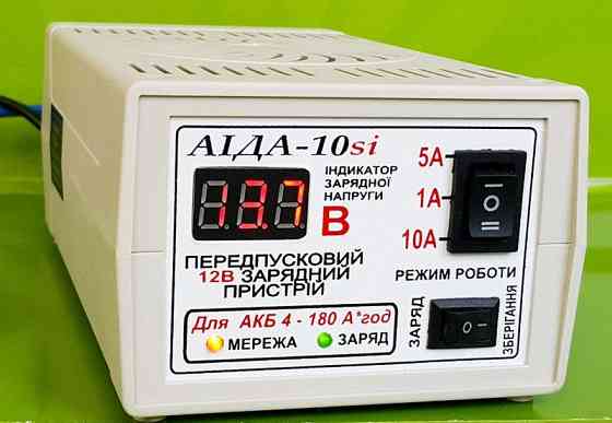 Зарядний при піднятий АІДА-10ѕі -десульфатирующее з цифр. індикацією для кислотних/гелевих АКБ Полтава