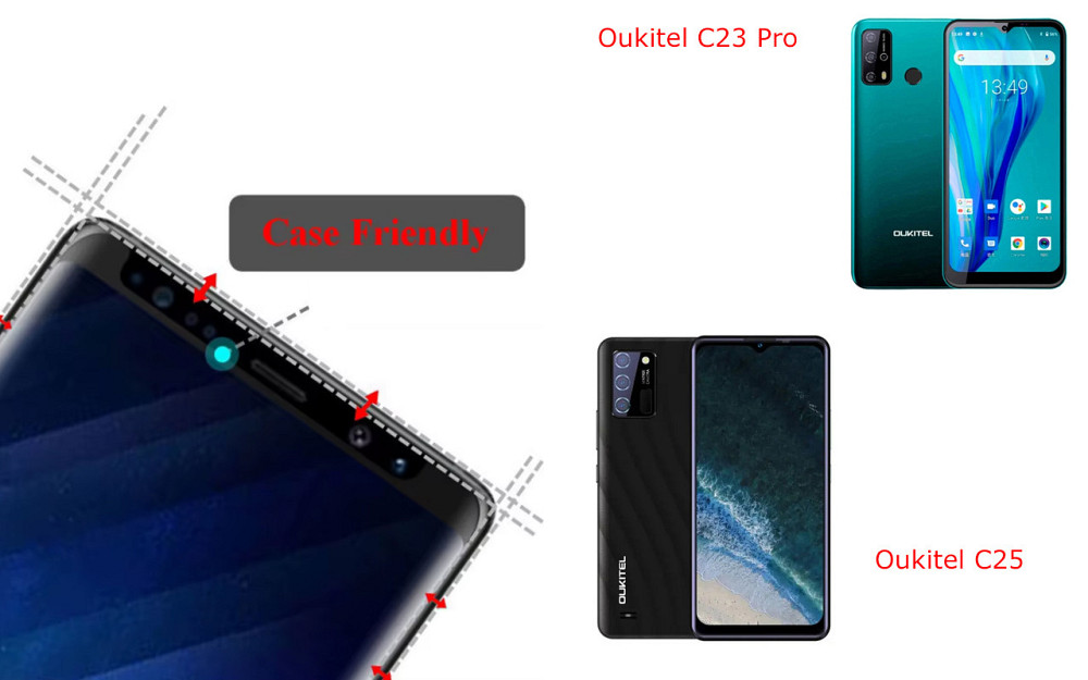 Захисне скло HyperGlass Pro для Oukitel C23 Pro, Oukitel C25 – максимальна чутливість та захист Київ - фото 4