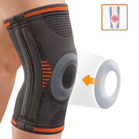 Спортивний напівжорсткий наколінник із пластиковими бічними вставками Orliman OS6211 Дніпро - фото 5