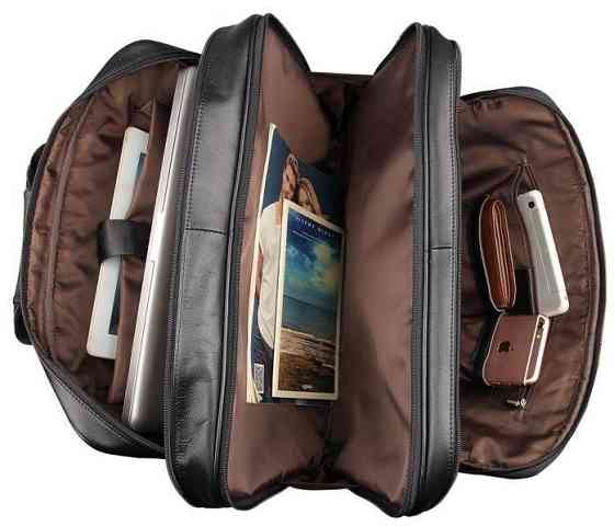 Сумка чоловіча Vintage 14379 Чорна Київ