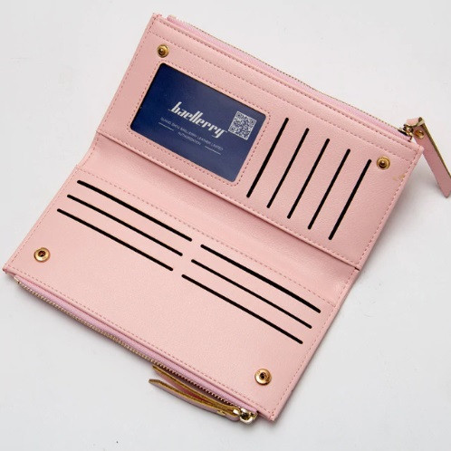 Женский персиковый кошелек Киев - изображение 2