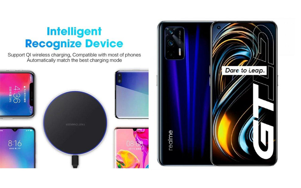 Бездротовий зарядний пристрій Copper до 30W для Motorola Edge 50 Neo, Edge 50 Pro, USB-C, LED Київ - фото 4