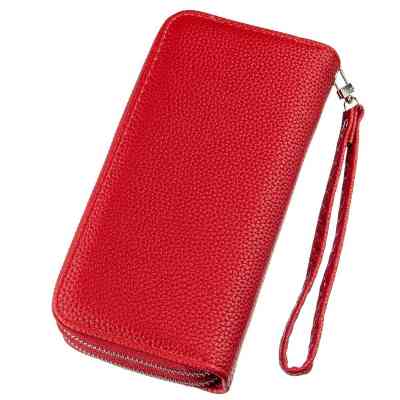 Кошелек Kivi Из зернистой экокожи Красный (19042) Винница