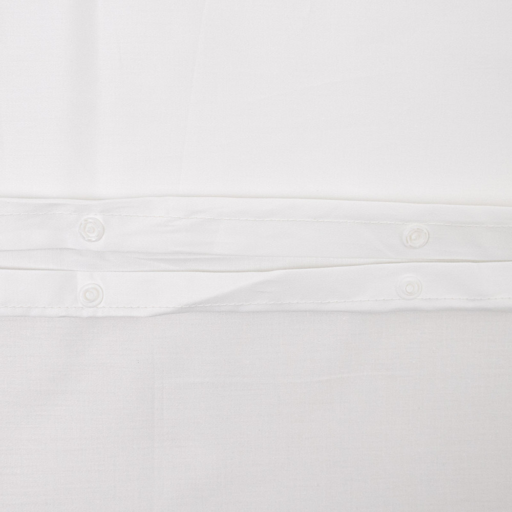 Евро комплект постельного белья Сатин Гладкий 135 г/м2 YouStar (Белый) 2 х 70х70 Сумы - изображение 9
