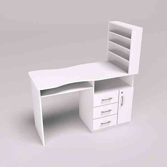 Стіл манікюрний СМ-1, Білий, 1230/550/1264 Львів