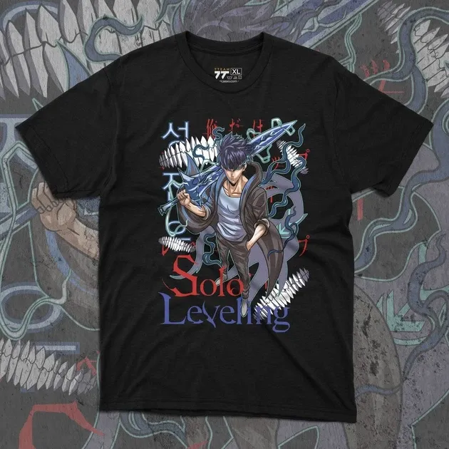 Футболка для подростка мальчика с принтом 140olo Leveling 140ung Jin-Woo 5 Размер 160 Anime10910 Днепр - изображение 1