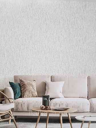 Шпалери вінілові на флізеліні гарячого тиснення DU&KA 1.06х10 вензель основа під штукатурку сірі коричневі Київ