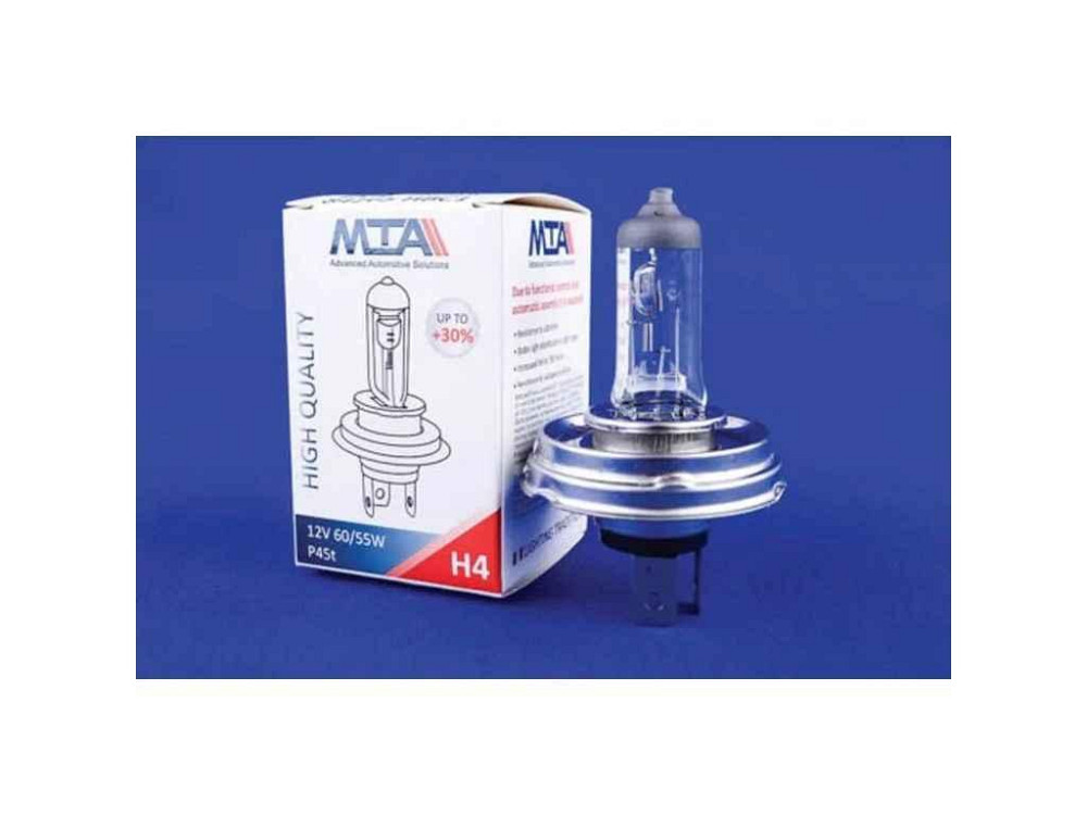 Автомобiльна лампа 12V H4 60/55W P45T (картон) ТМ MTA Киев - изображение 1