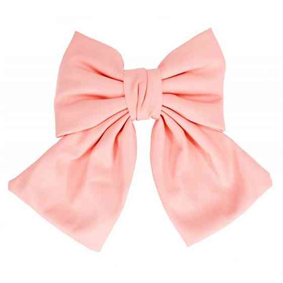 Дитяча зачіпка-бант 0901-191-11 еко-шкіра, рожевий Вінниця