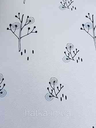 Шпалери флізелінові Decoprint Sweet Dreams дитячі дерева чорні гілки сріблясті сірі на білому 0,53x10,05 м Київ