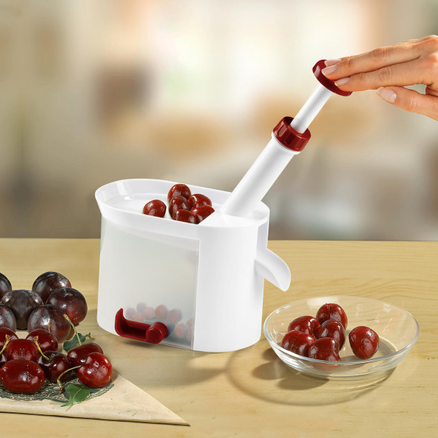 Отделитель косточек из вишни, черешни, маслин и оливок Helfer Hoff Cherry машинка для удаления косто Сумы - изображение 1