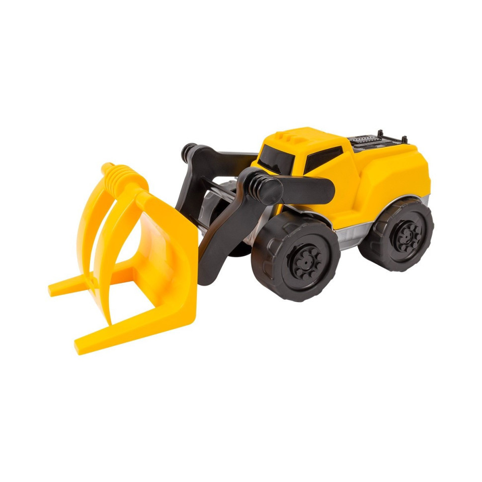 Дитяча автомодель Навантажувач ТехноК 8577TXK з маніпулятором Жовтий Вінниця - фото 1