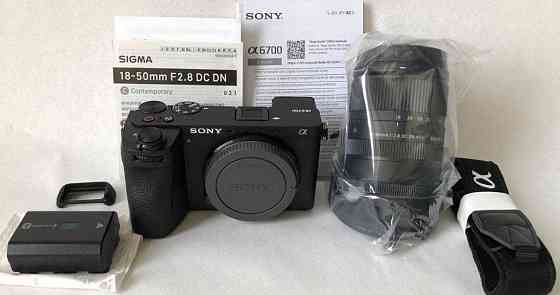 Sony Alpha A6700 (ILCE-6700) +Sigma 18-50mm f/2.8 DC DN Новий Гарантія. Харків