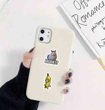 Стикеры с котами. Водонепроницаемые виниловые эстетические наклейки, набор 500 штук. Киев