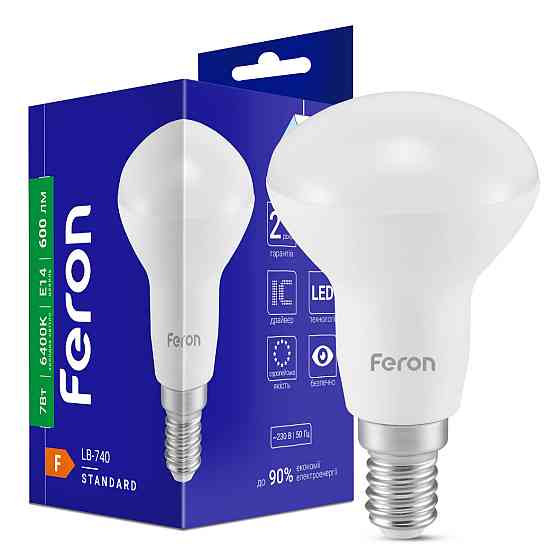 Світлодіодна лампа Feron LB-740 7Вт E14 6400K Харьков