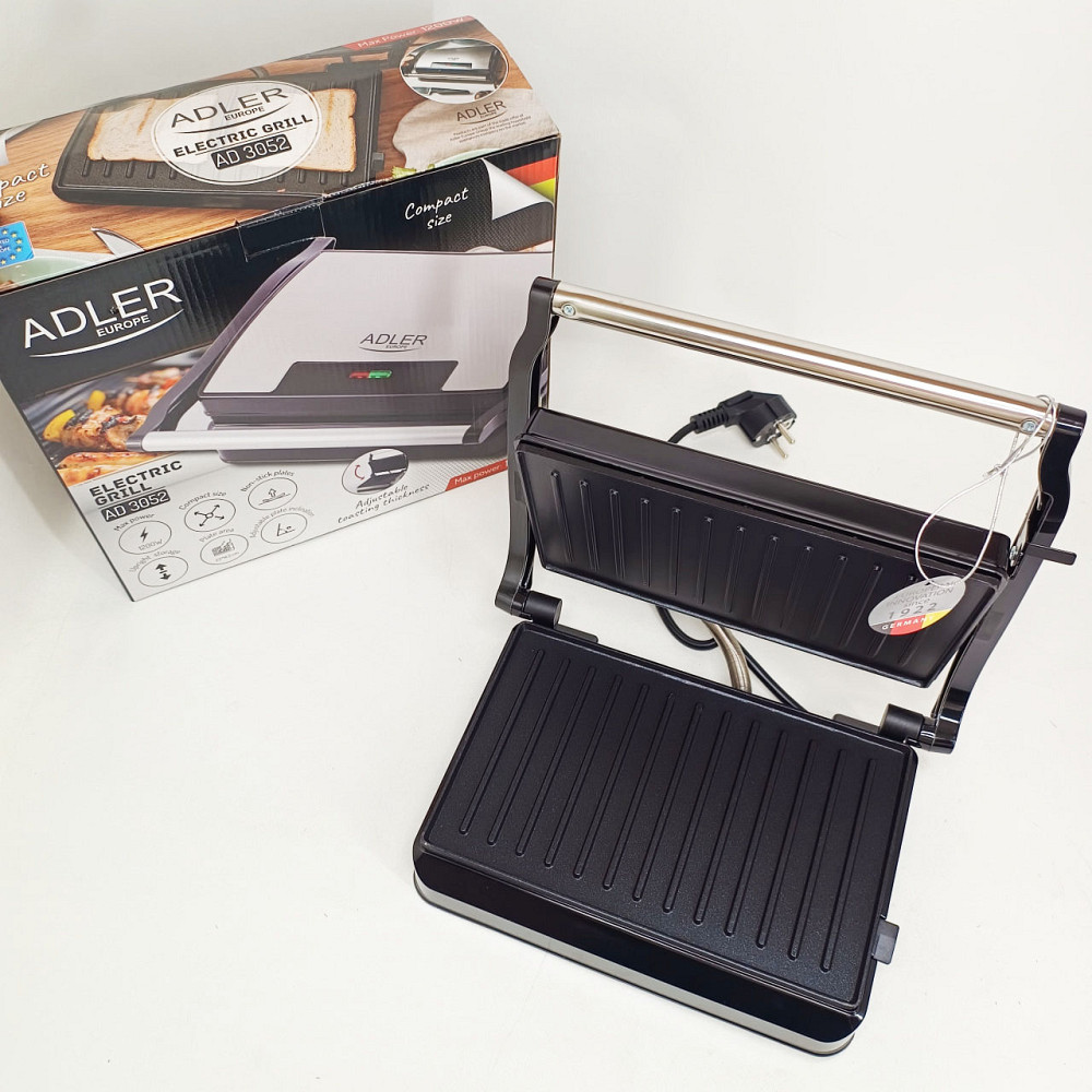 Настільний електрогриль для стейків, Електрична грильниця, Контактний гриль для стейків і овочів CG-89 Львів - фото 3